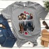 Horror IT Character Friends Halloween Upside Down T-shirt