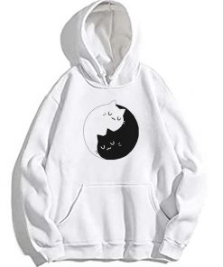 Yin Yang Cats Hoodie