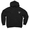 Diamond Pocket Print Hoodie