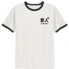 Japanese Weirdo Pocket Print Ringer T-shirt