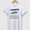 Monkeys In The Arctic Vampires On The Weekend T-Shirt