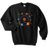 Planets Solar System And Stars Sweatshirt