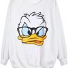 Donald Duck Head Sweatshirt
