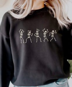 Dancing Skeleton Halloween Sweatshirt