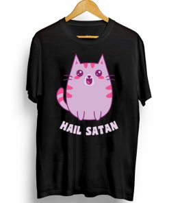 Hail Satan Cat T-Shirt