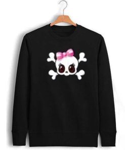 Girl Skull And Crossbones Sweatshirt
