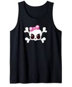 Girl Skull And Crossbones Tank Top