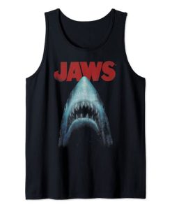 Jaws Distressed Shark Tank Top