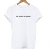 ’til death we do art graphic t shirt