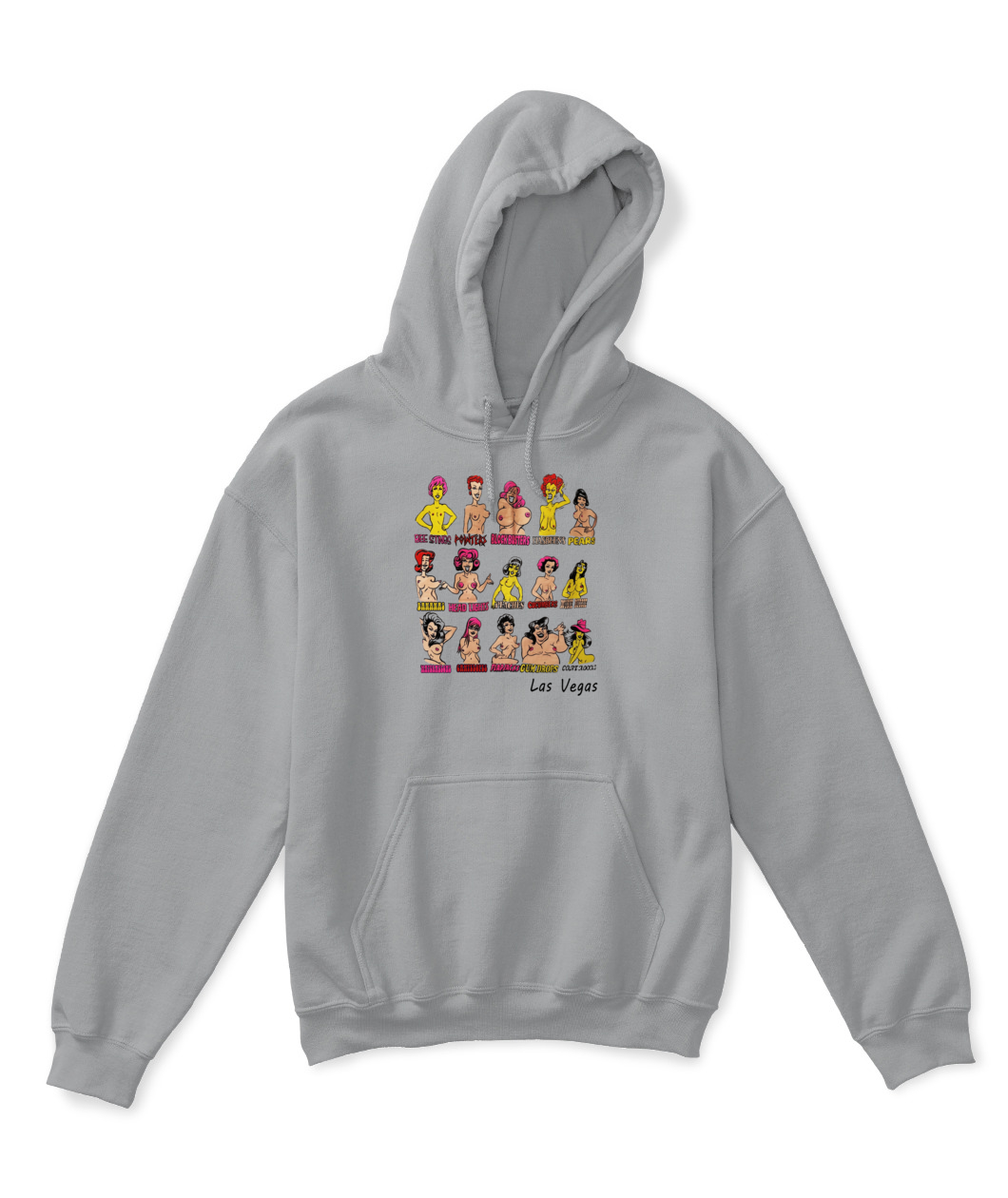 Funny Las Vegas Pop Art Boobs Hoodie