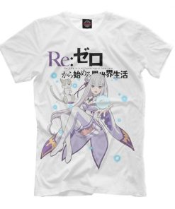 Zero Emilia Anime Girl T-Shirt