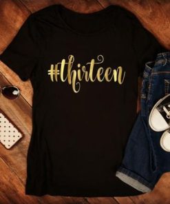 Thirteen Birthday Gift T-Shirt