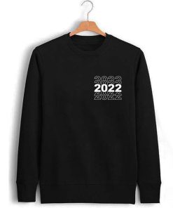 2022 Chest Print Sweatshirt