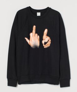 Fuck You Hand Sign Sweatshirt