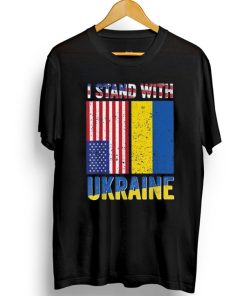 I Stand With Ukraine Flag T-Shirt