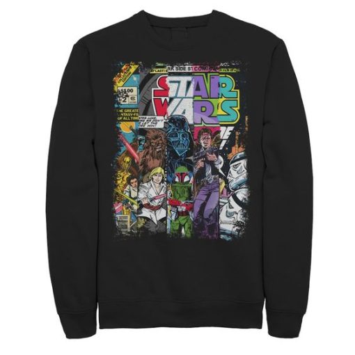 comic strip sweatshirt