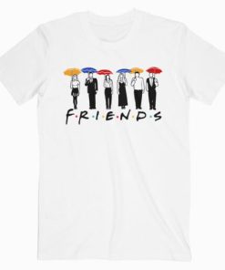 Friends Umbrella Design T Shirt