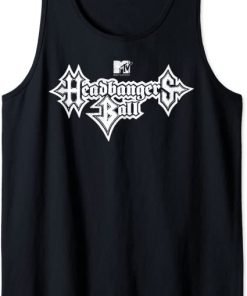 MTV Headbangers Ball Metal Text Tank Top
