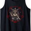 Satanic Pentagram 666 Baphomet Ritual Goth Tank Top
