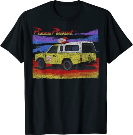 Pizza Planet Truck Distressed T-Shirt