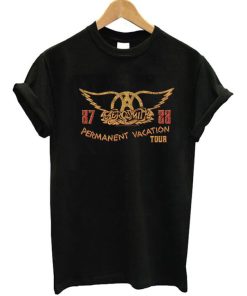 Aerosmith Permanent Vacation Tour 87-88 T-Shirt