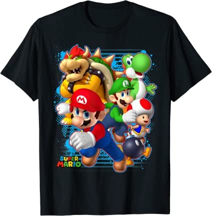 Super Mario Luigi Bowser T-Shirt