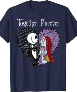 The Nightmare Before Christmas Jack & Sally Together Forever T-Shirt