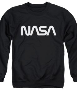 NASA Worm Logo Adult Crewneck Sweatshirt