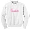 BABE Font Sweatshirt