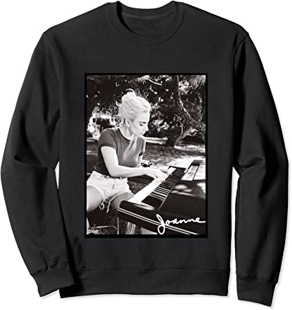 Lady Gaga Joanne Piano Photo Sweatshirt
