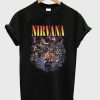 Nirvana Live Concert Photo Graphic Adult T-shirt