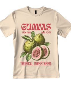 Guavas Retro Commercial Graphic T-Shirt