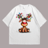 Christmas Baby Deer Front White