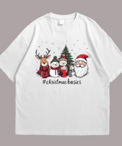 Christmas Basics Family Front White