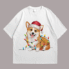 Corgi dog With christmas Front White