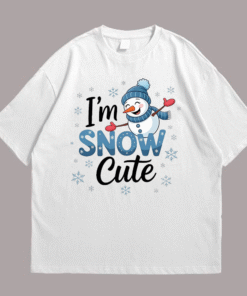 Im Snow Cute Front White