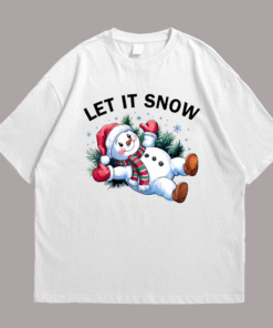 Let It Snow Front White