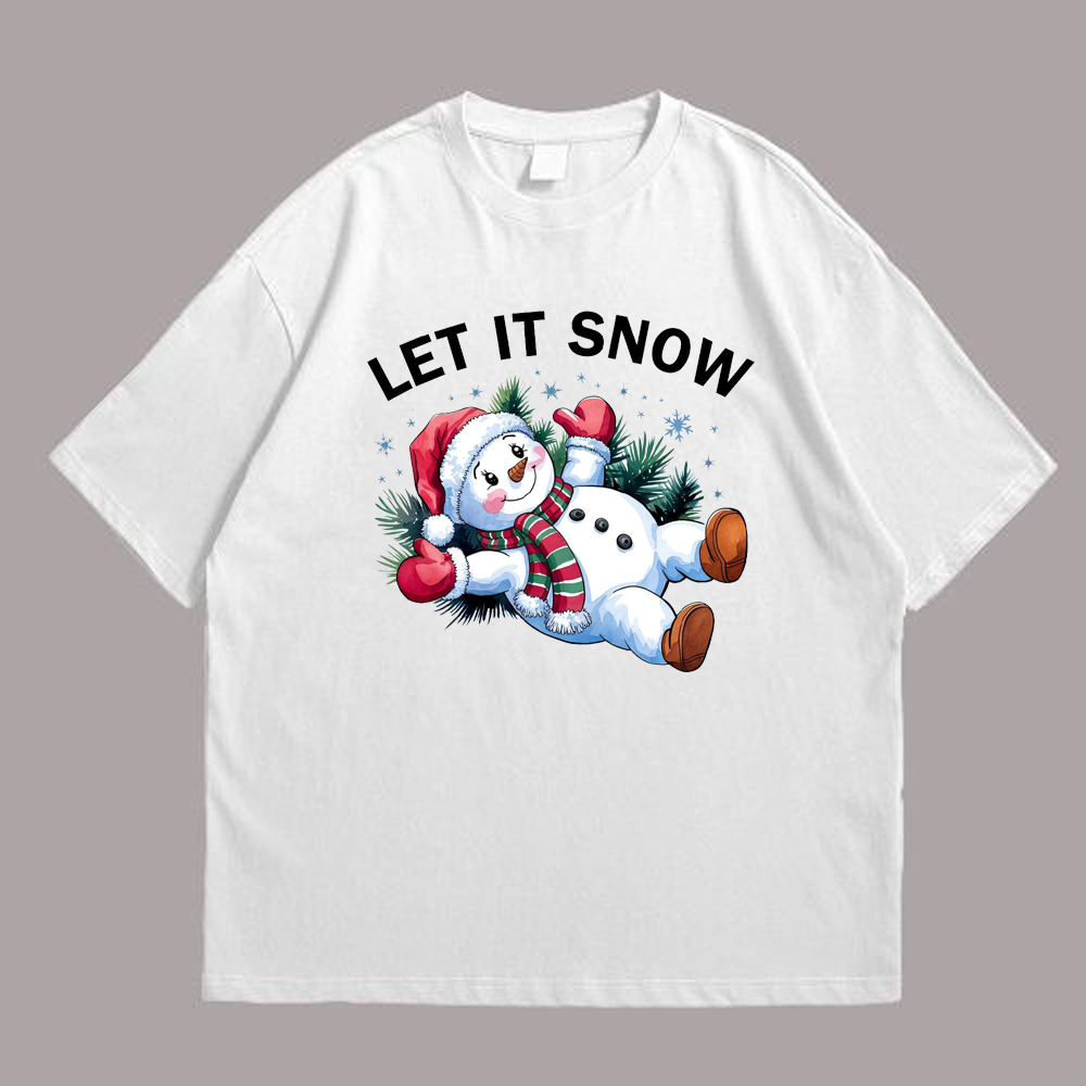 Let It Snow Front White