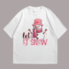 Let It Snowman Front White