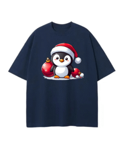 Little Penguin Front Dark Blue