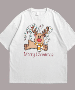 Merry Christmas Front White