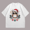 Owl Marry Cristmas Front White