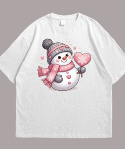 Snowman cute Winter Front White