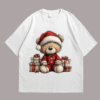Teddy Bear Marry Christmas Front White