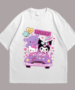 Kuromi Cute Ride Tshirt