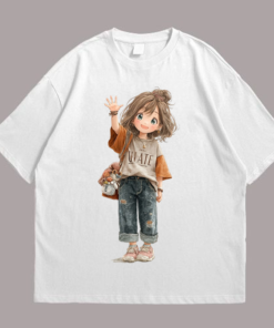 Little Wave of Happiness Front White