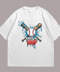 Respect The Drip Baseball Tshirt