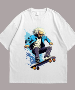 Albert Einstein Skate Tshirt