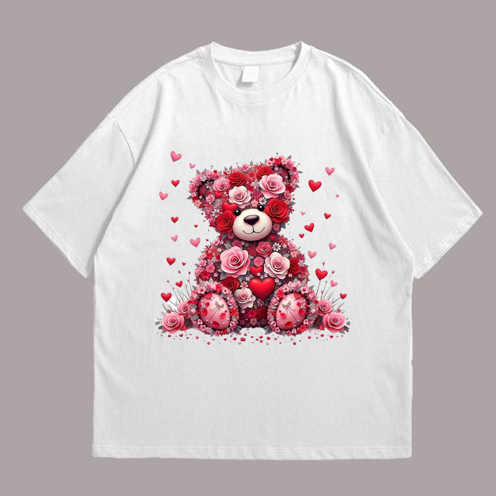 Blooming Love Bear Tshirt