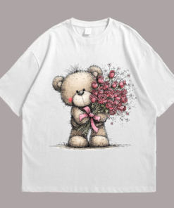 Cute Teddy Bear Valentine Day Tshirt